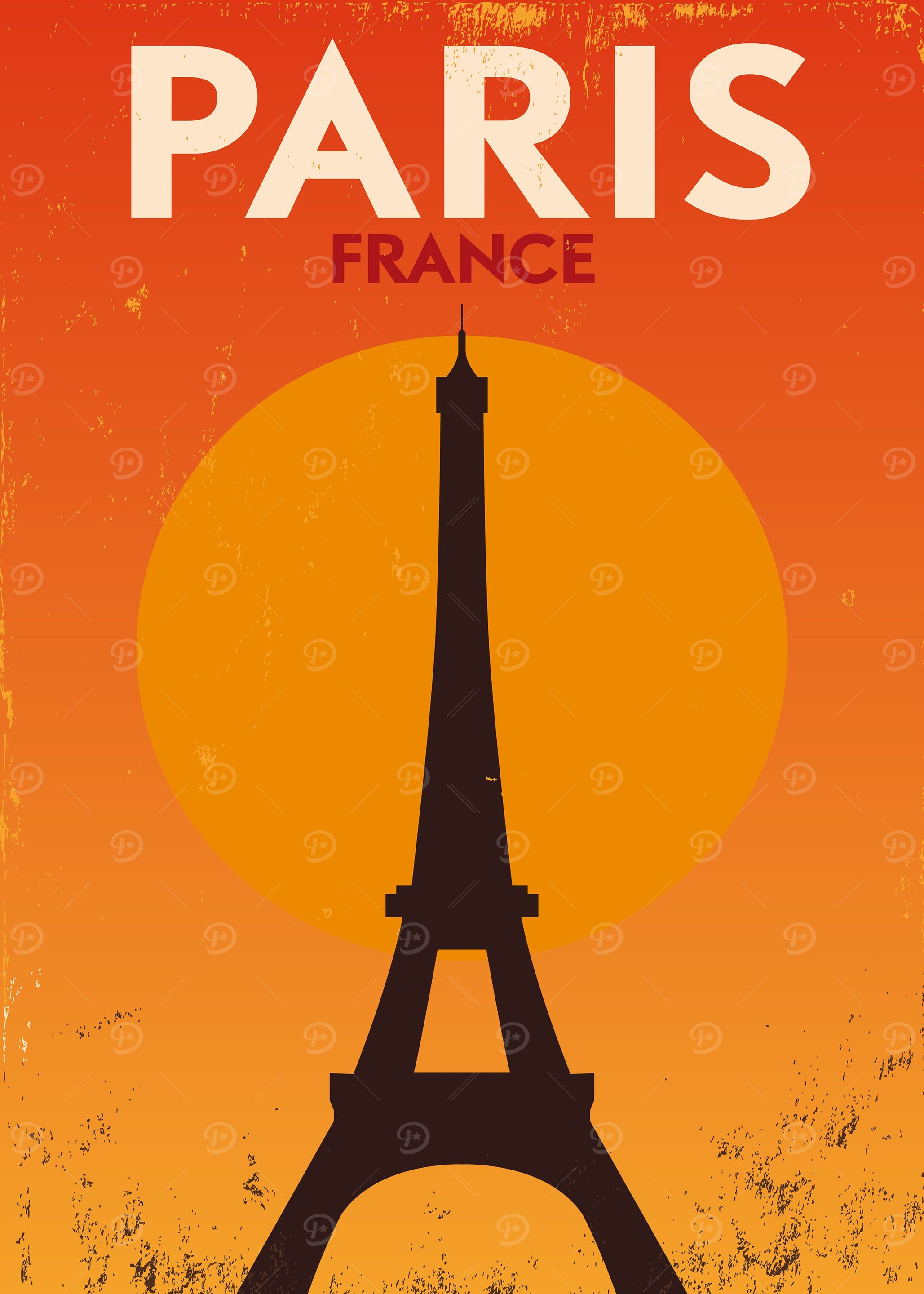 Paris France vintage
