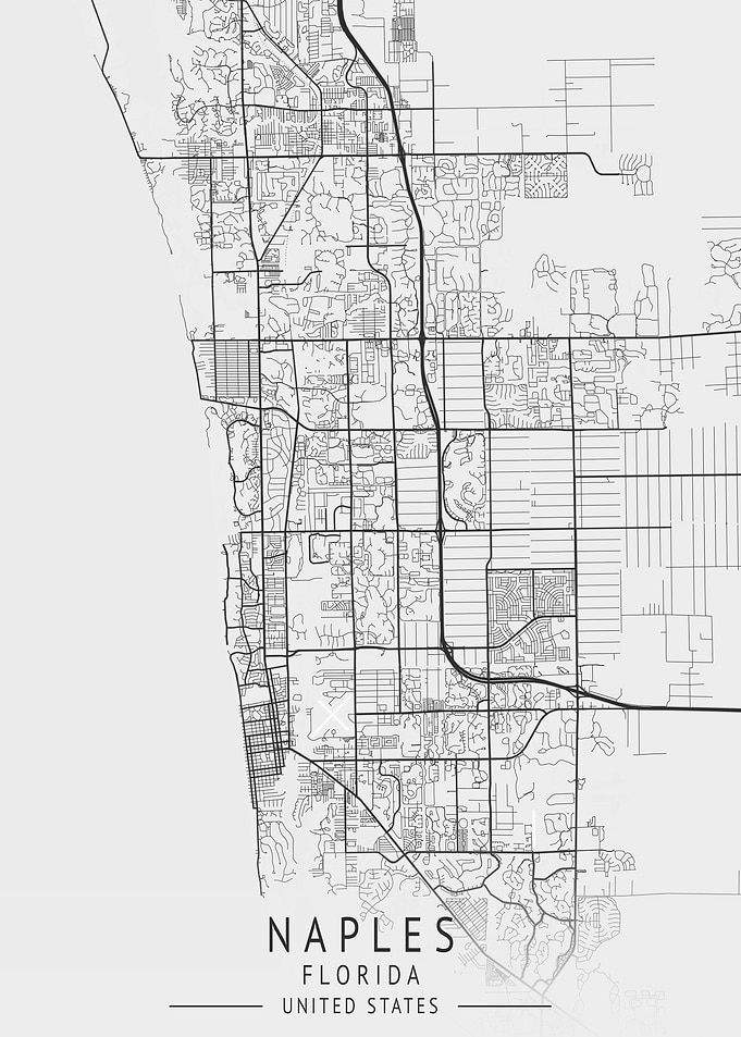 Naples Florida City Map