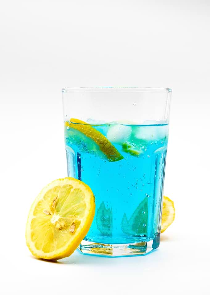 Blue cocktail