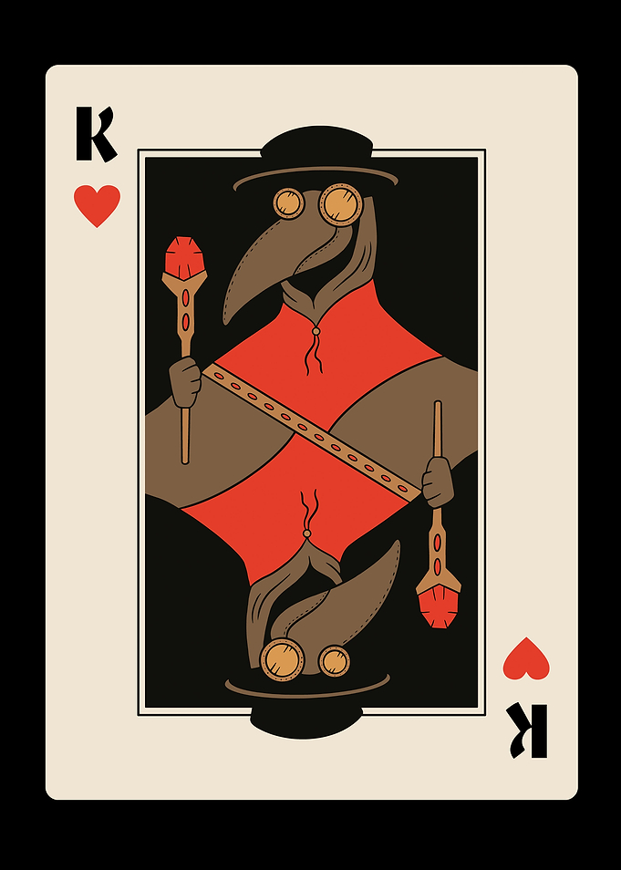 Plague doctor card