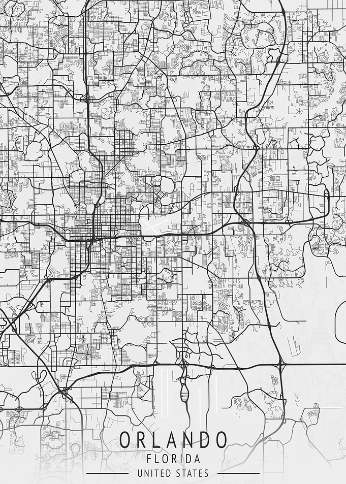 Orlando Florida City Map