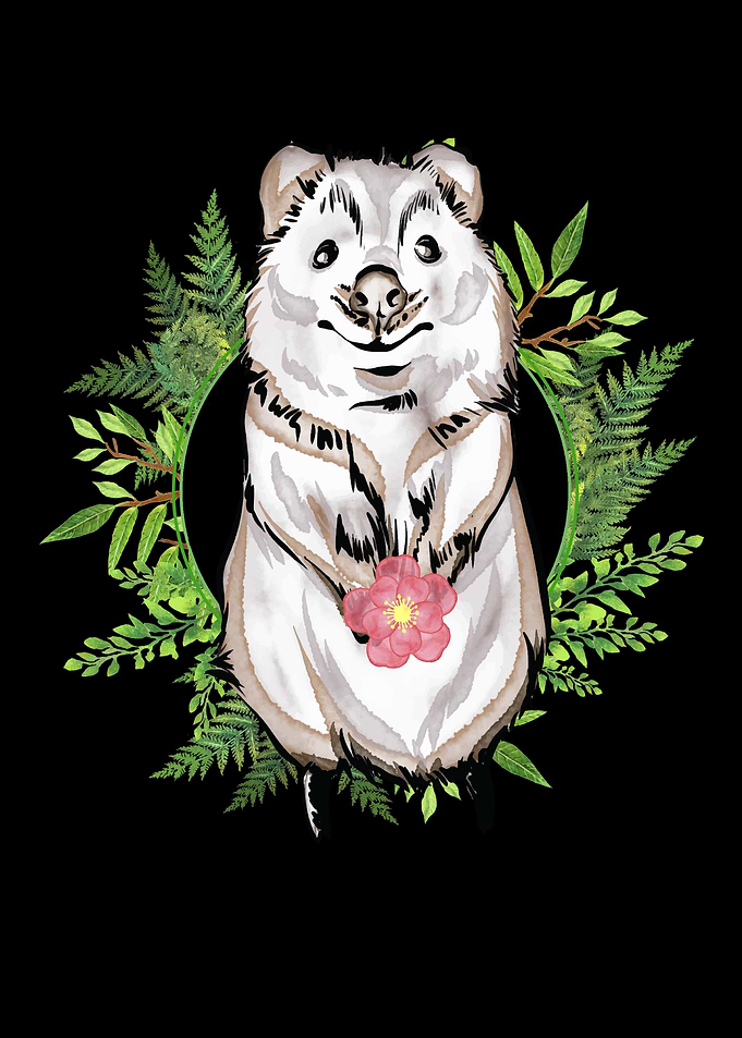 Floral Quokka