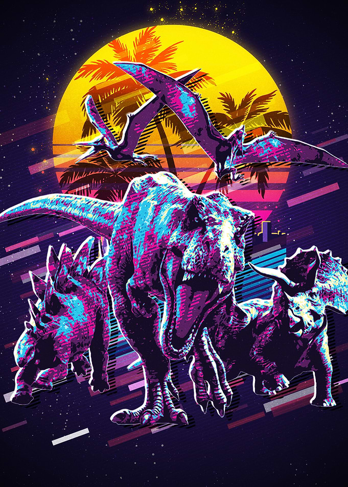 Dinosaur Animal Retro