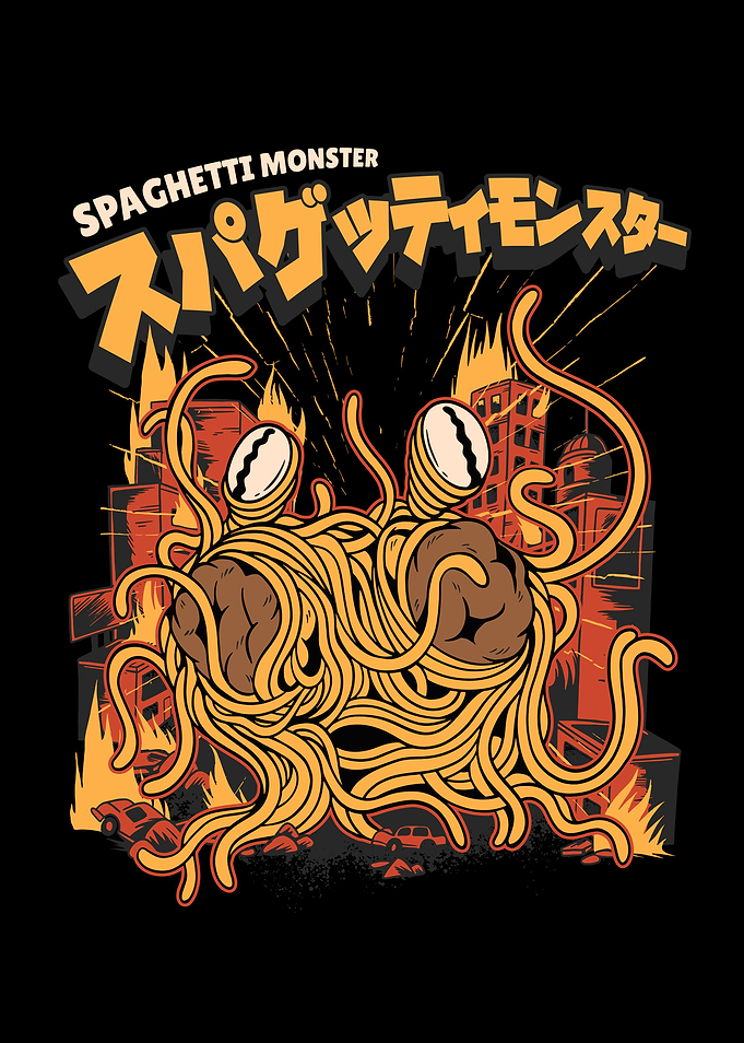Spaghetti monster attack