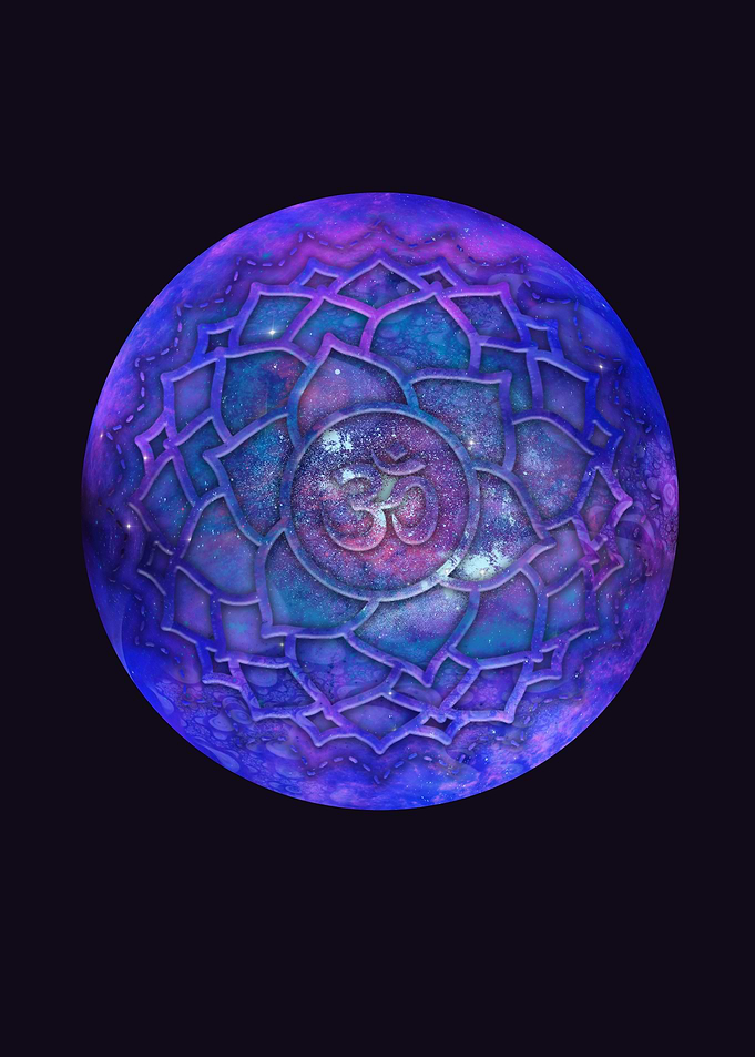 Cosmic Orb Om Symbol