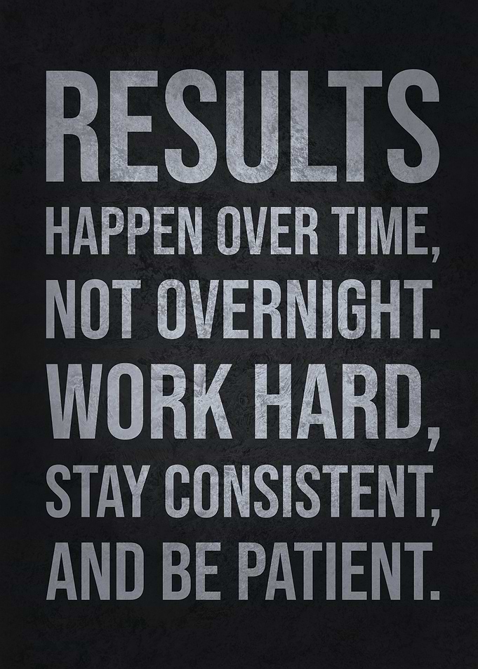 Results Happen Over Time