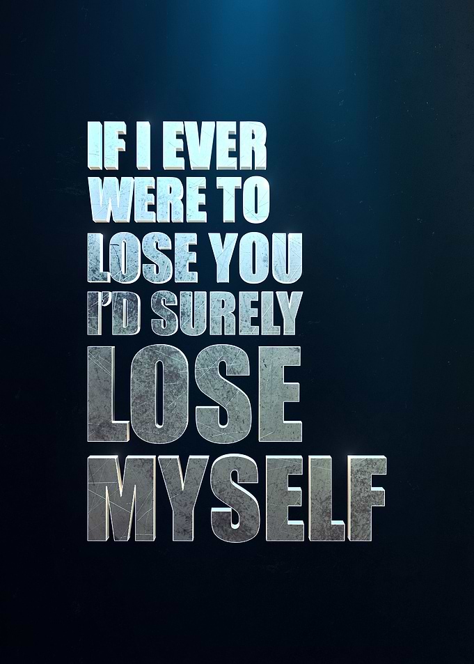 lose myself