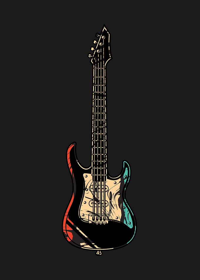 Electric guitar musical