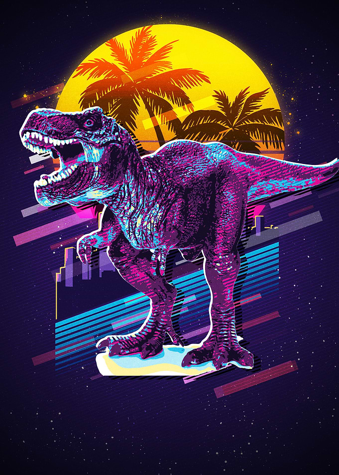 Dinosaur Animal Retro