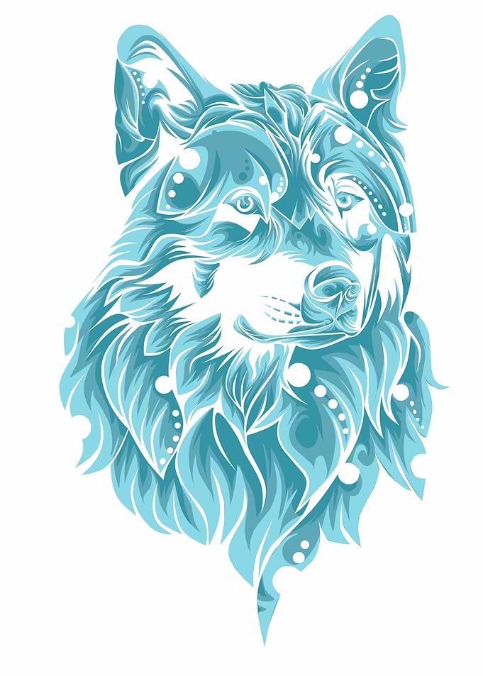 blue wolf