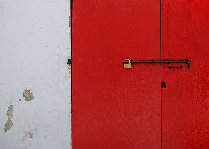 Bright red