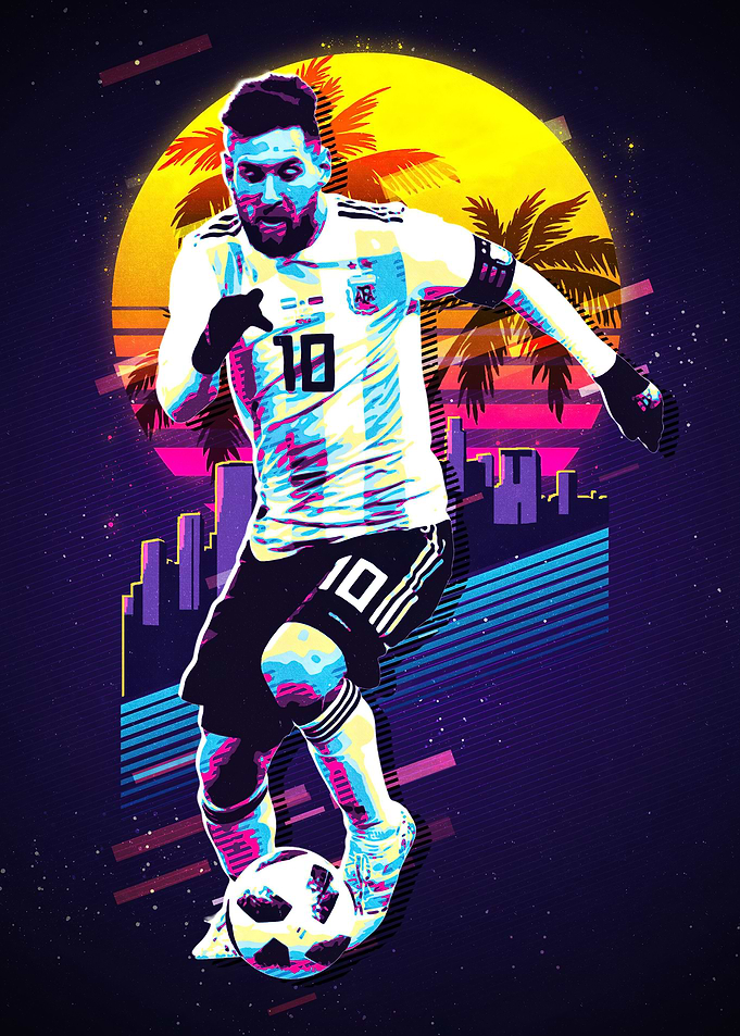 Lionel Messi football star