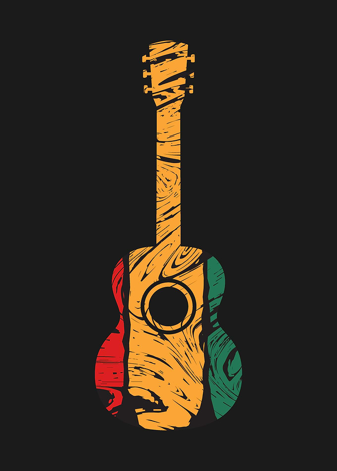 Electric guitar musical