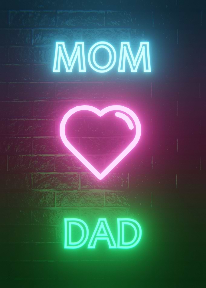 mom dad love