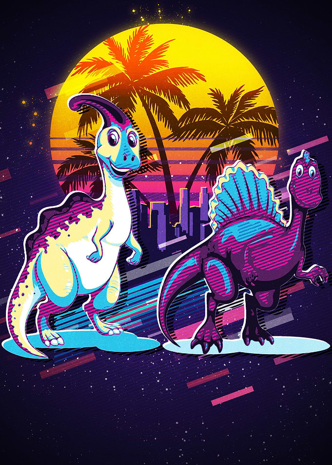 Dinosaur Animal Retro