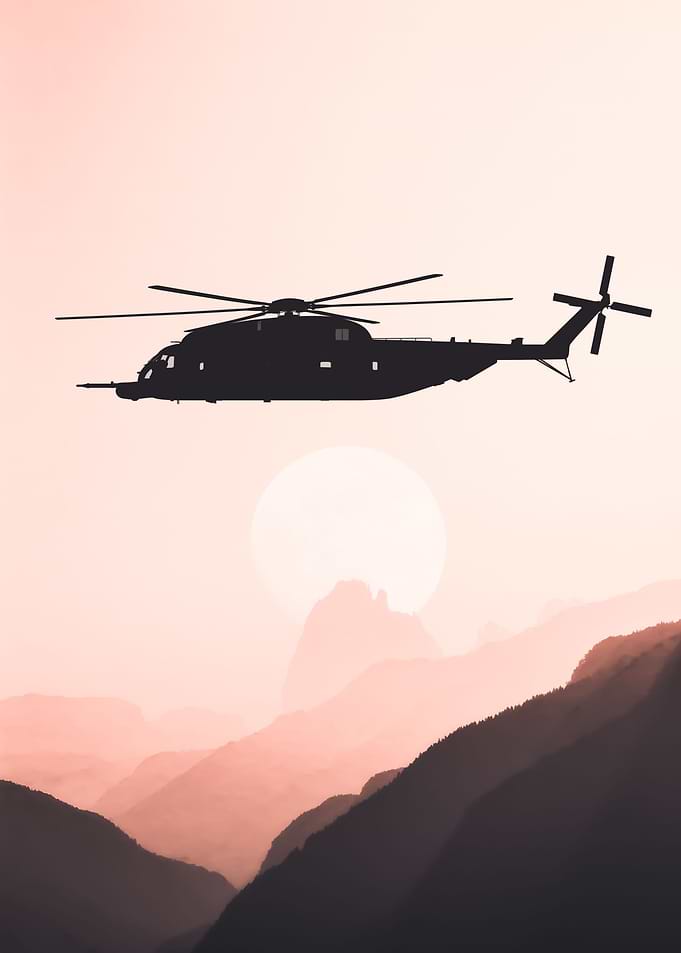 Transport helicopter