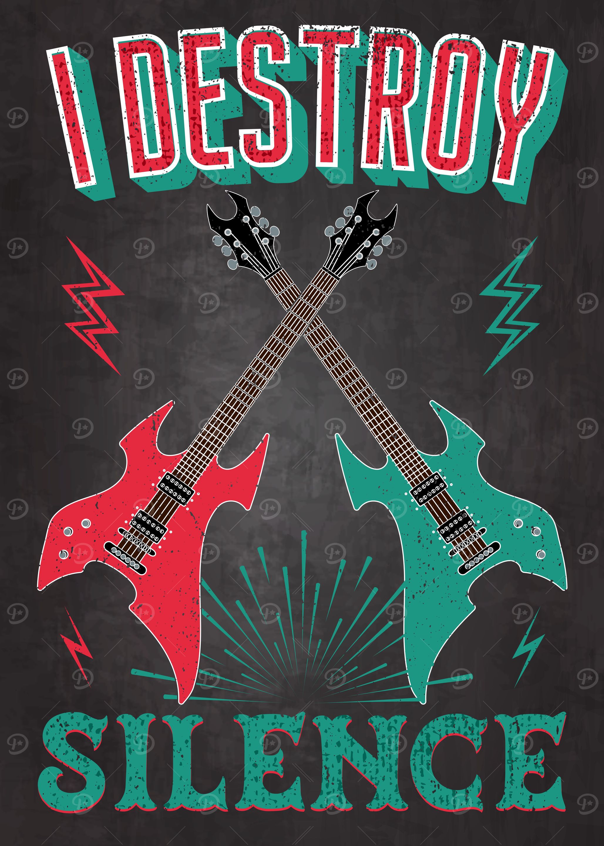 I Destroy Silence Guitar