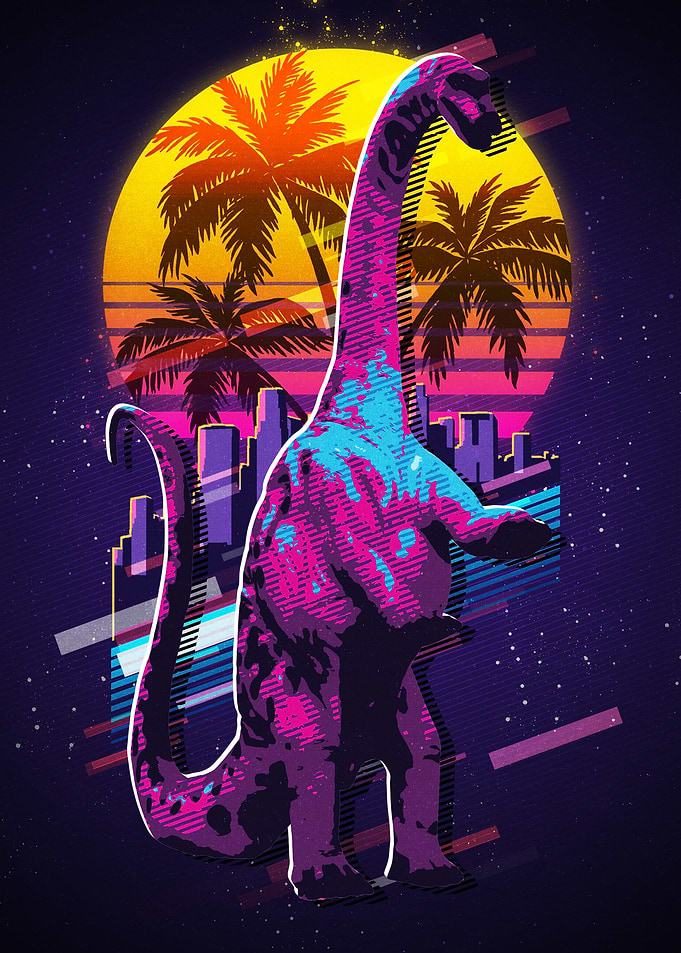 Dinosaur Animal Retro