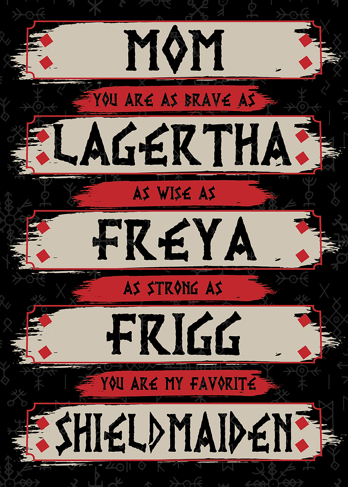 Retro Best Viking Mom