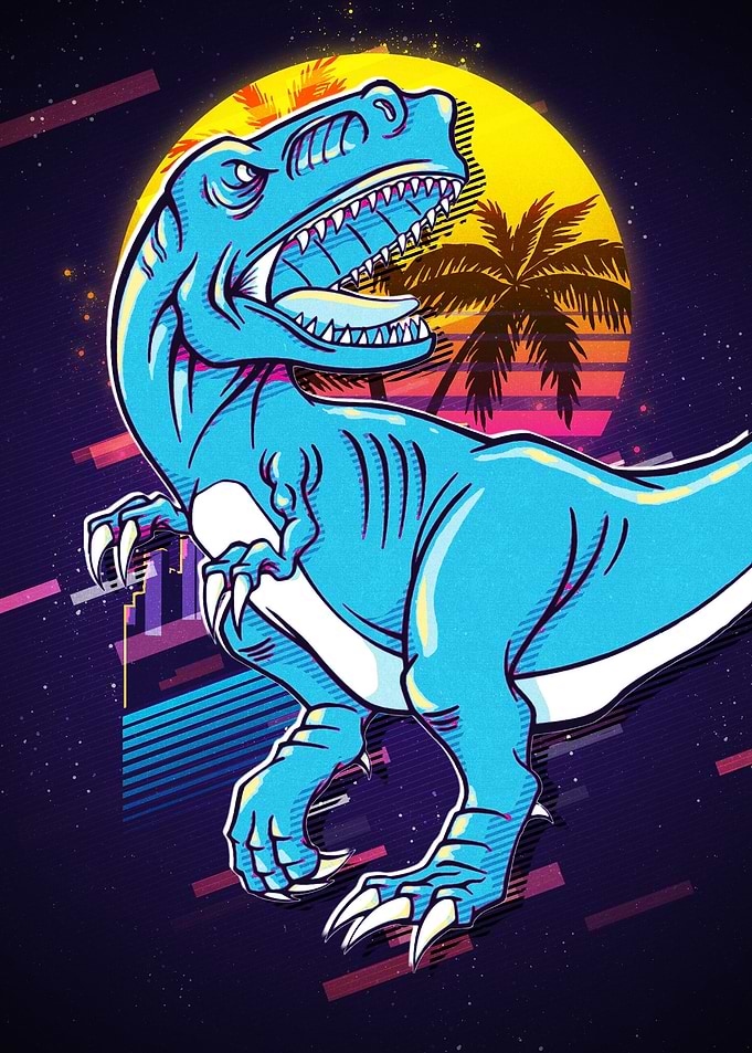 Dinosaur Animal Retro