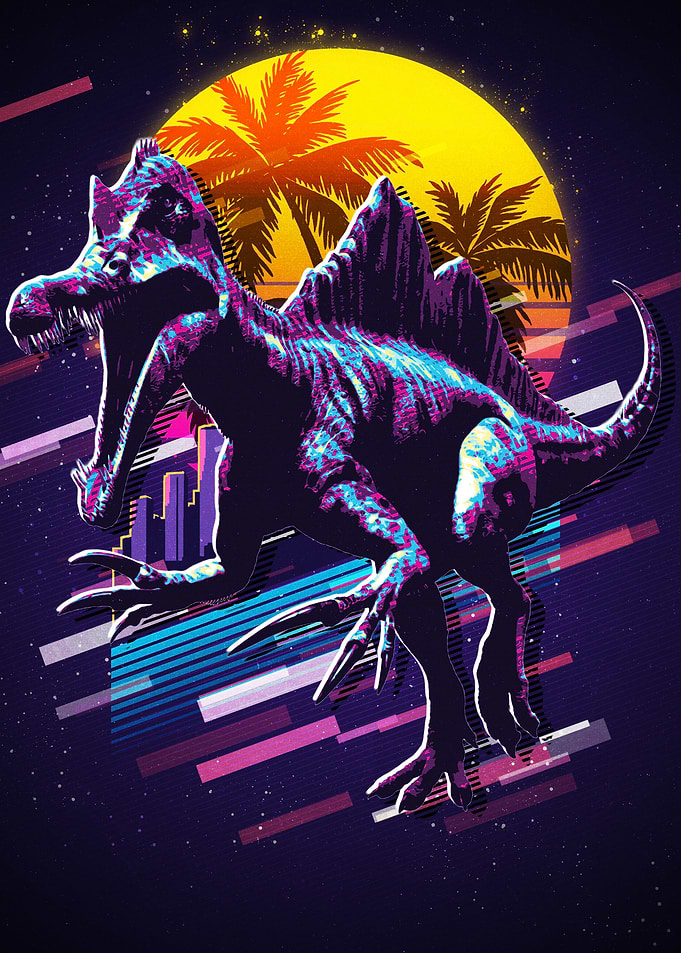 Dinosaur Animal Retro