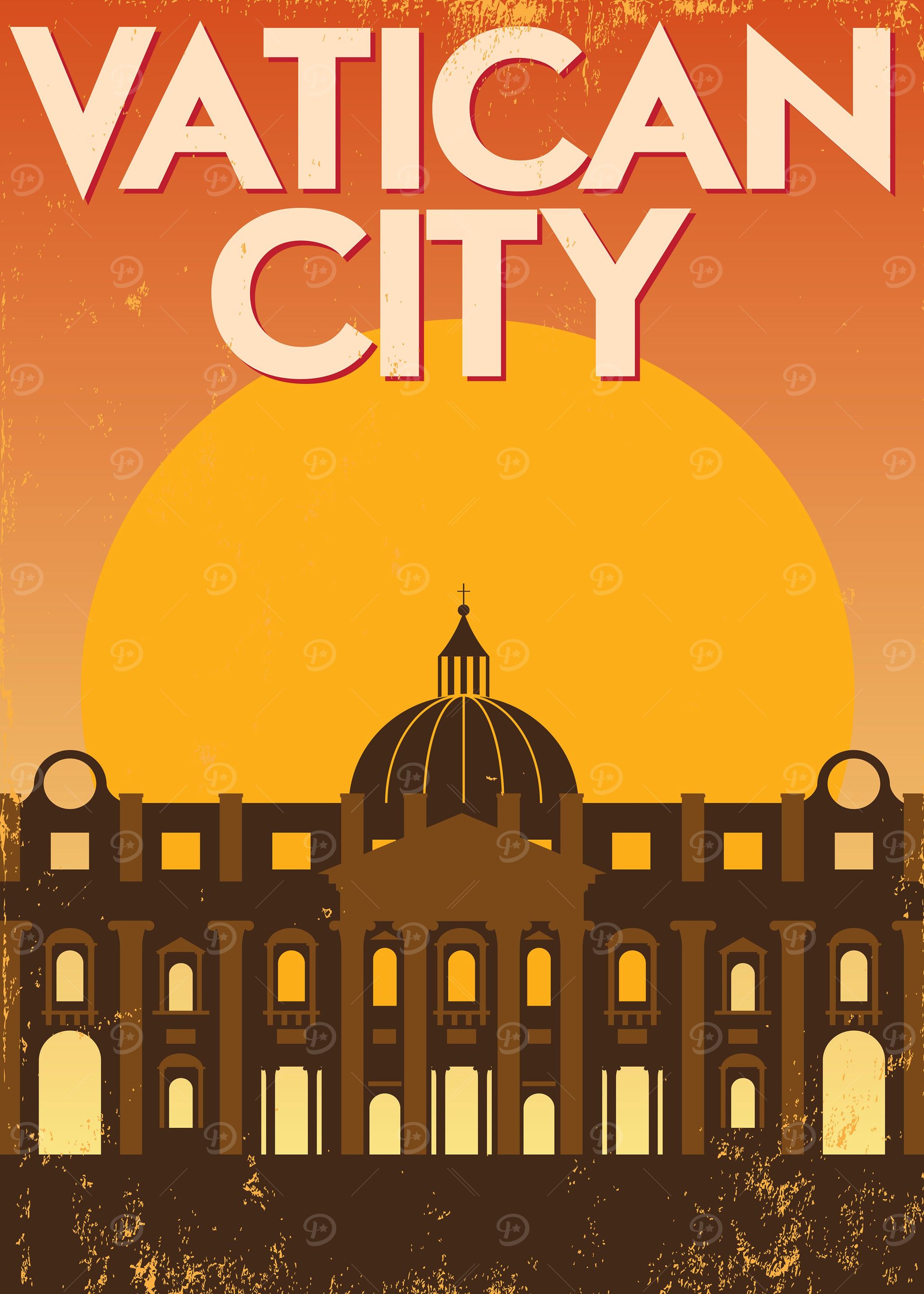 vatican city vintage