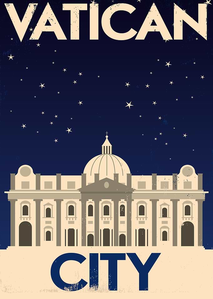 Vatican city vintage