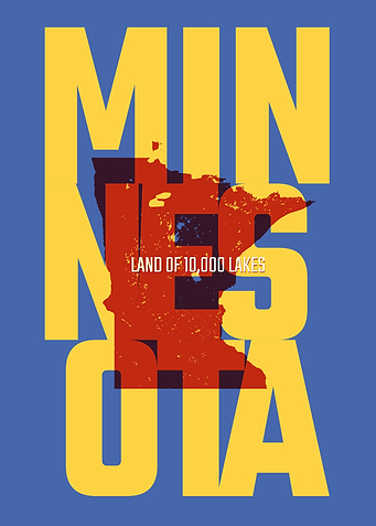 MINNESOTA COLOR POSTER
