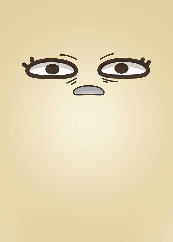 Astonished Cute Face