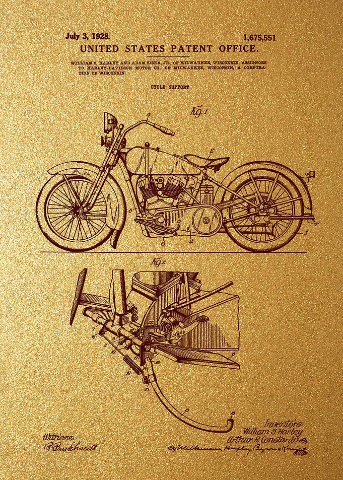 1 Harley Davidson Patent