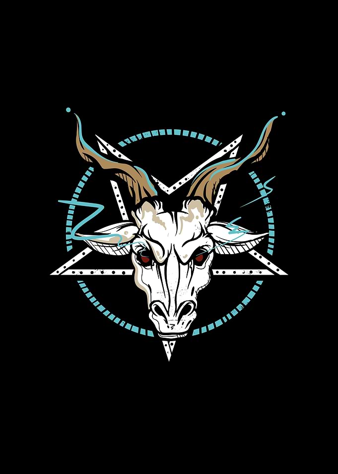 Inverted Pentacle Baphomet