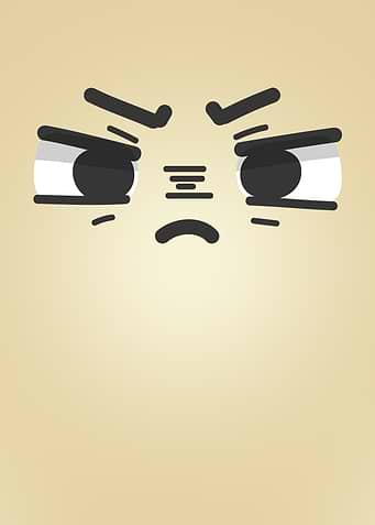 Angry Cute Face Emoji