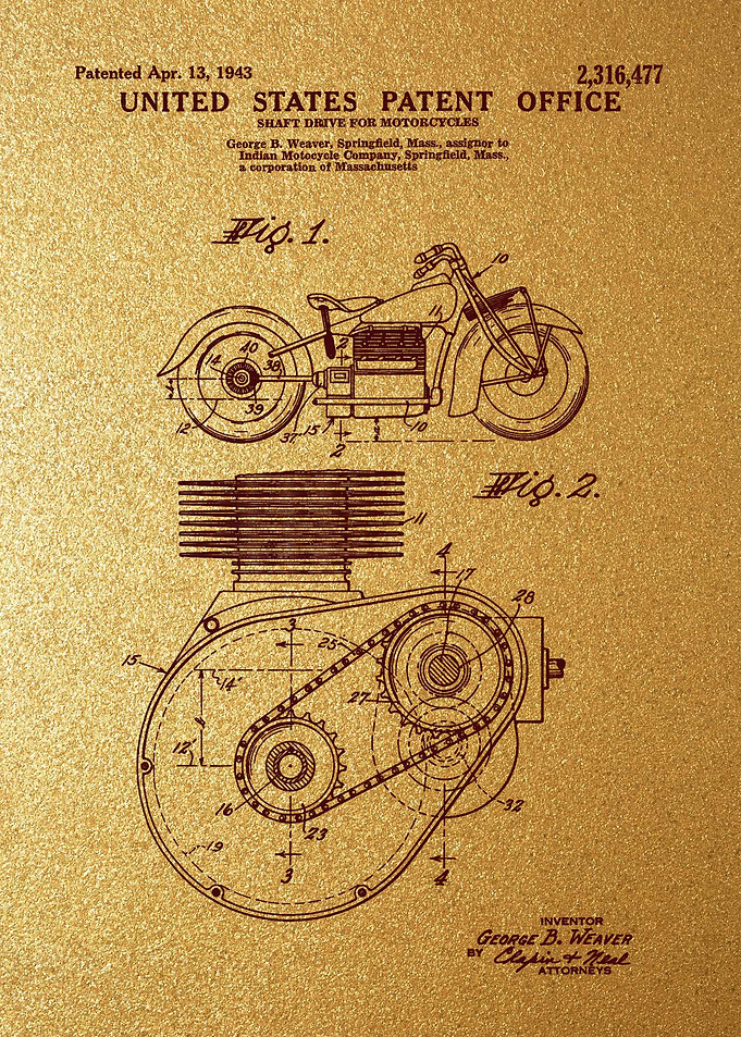 8 Indian Motorcycle Paten