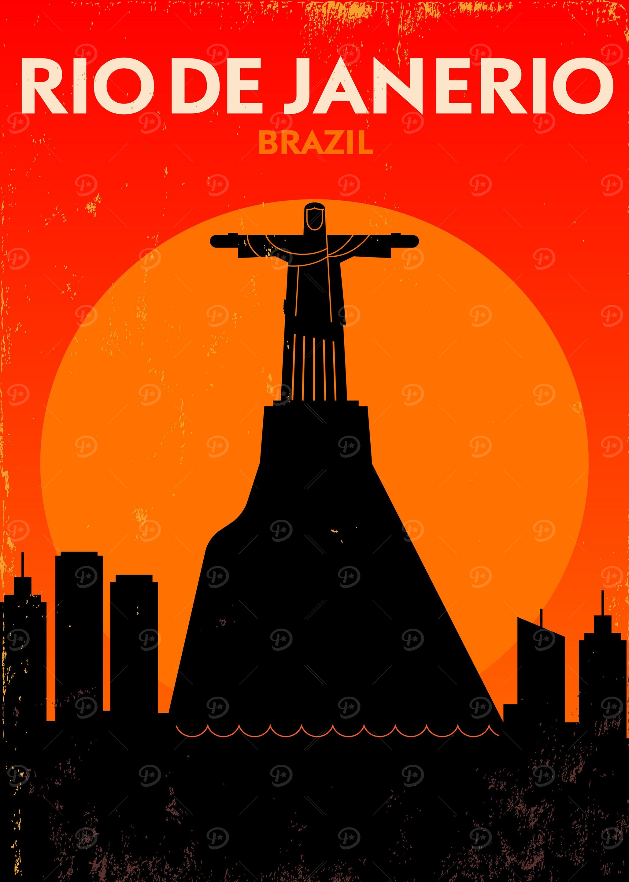Rio vintage poster