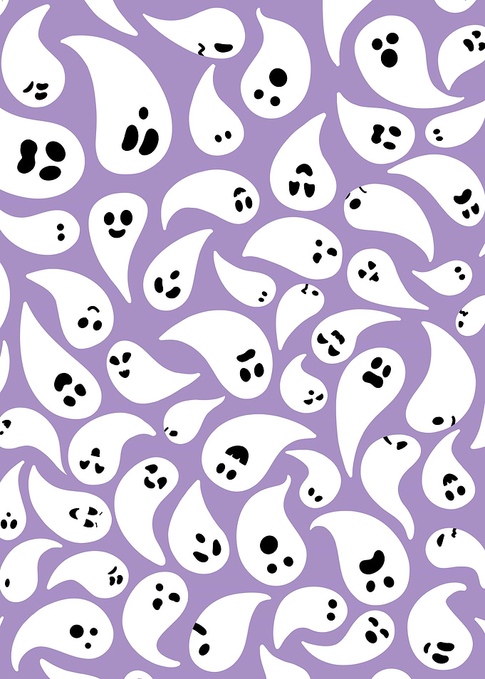 Halloween Ghosts Pattern