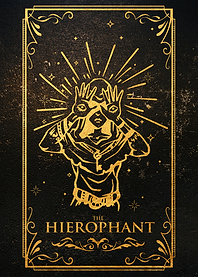 The HIEROPHANT Tarot card