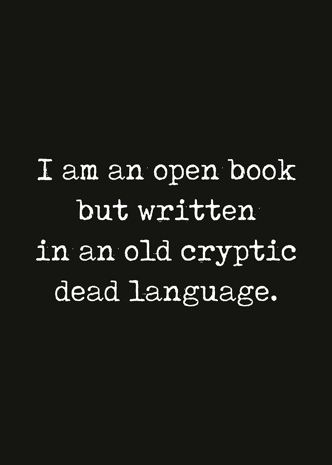 Dark Academia Open Book