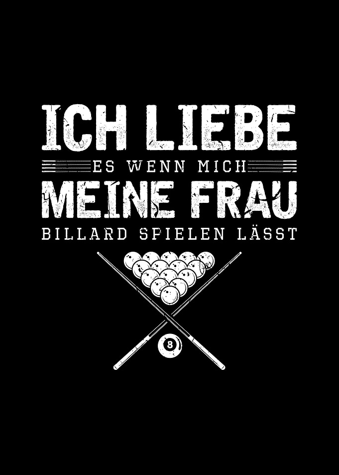 Pool Billard Geschenk