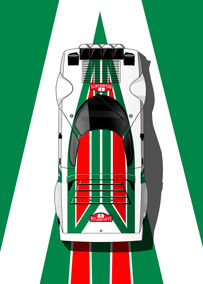Classic Italian Rally Car