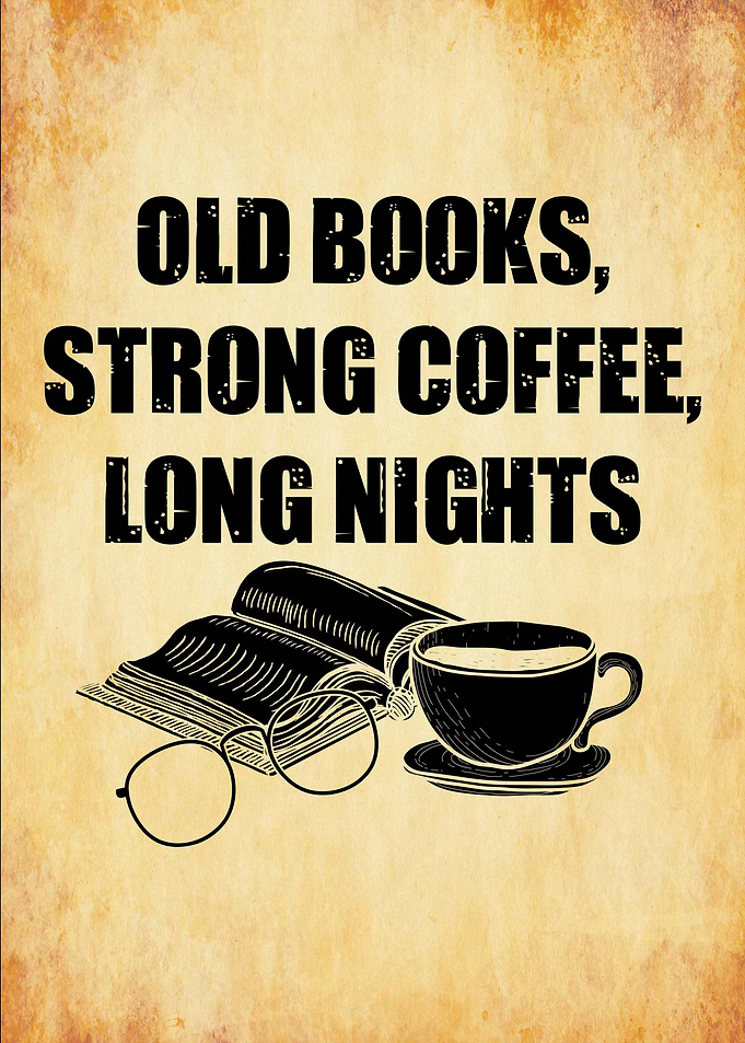 Dark Academia Coffee Books
