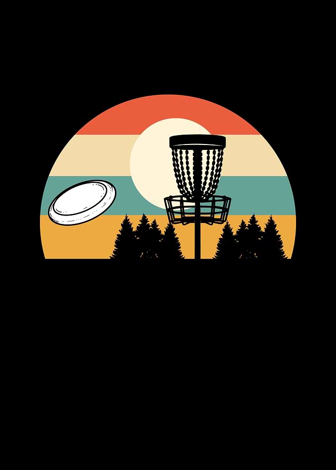 Retro Vintage Disc Golf