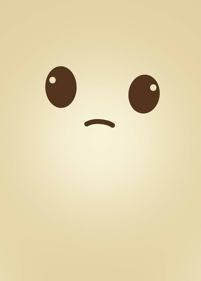 Sad Cute Face Emoji
