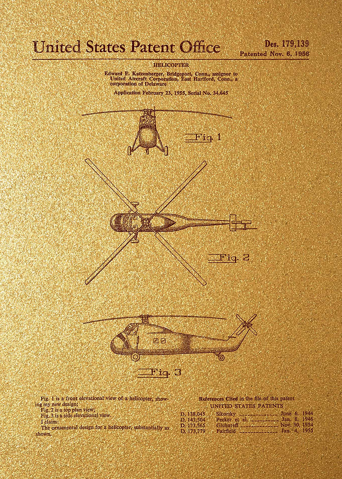 31 Helicopter Patent 1956