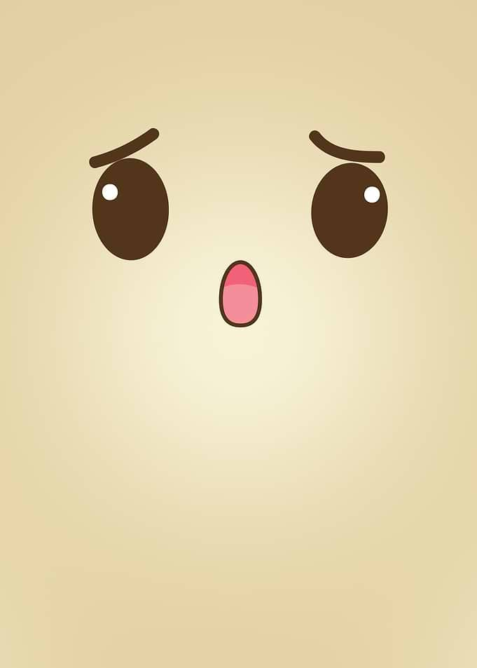 Surprised Cute Face Emoji