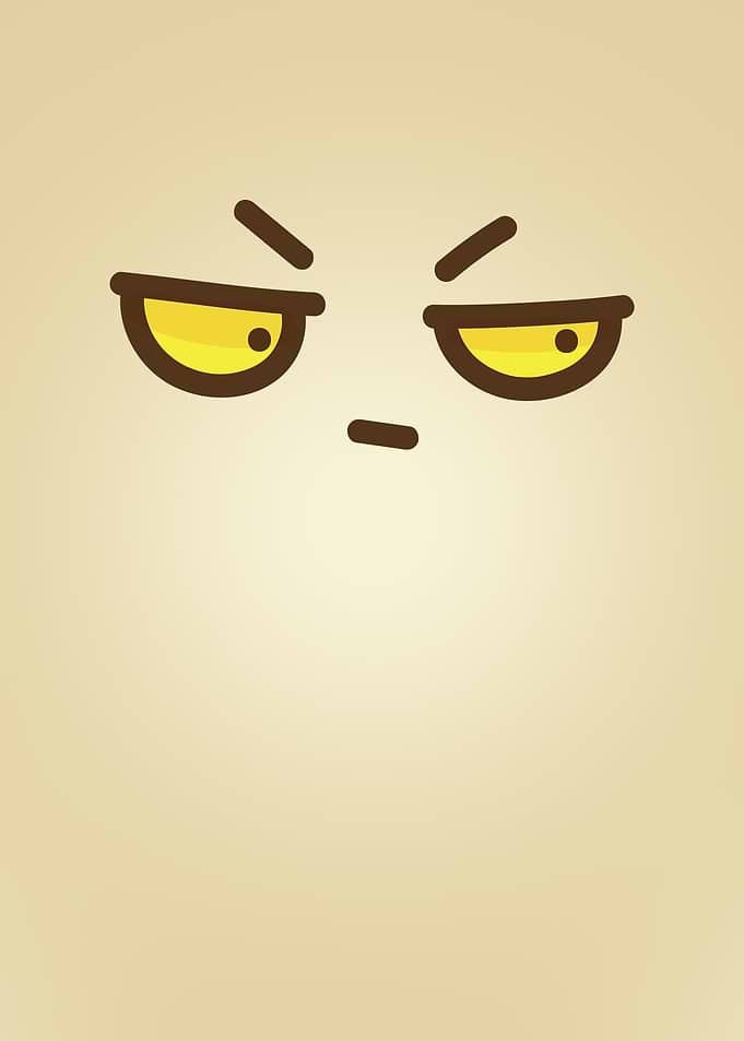 Un amused Cute Face Emoji
