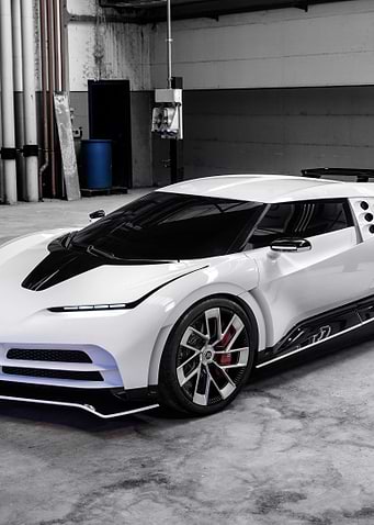 White Bugatti Centodieci