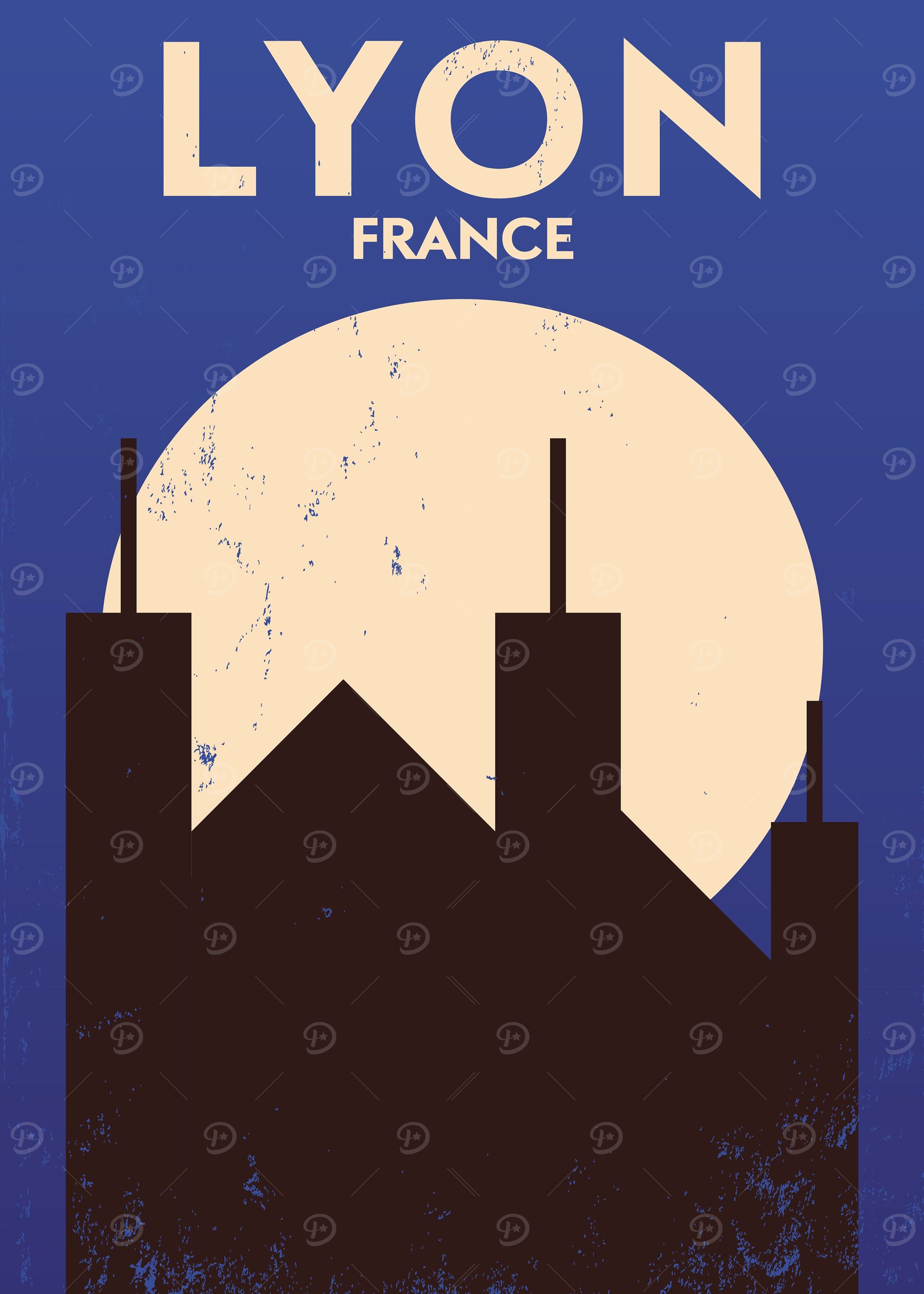 Lyon France vintage
