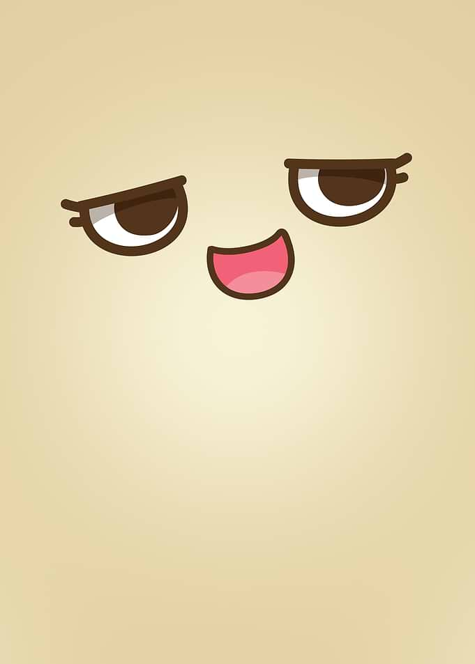 Smirking Cute Face Emoji