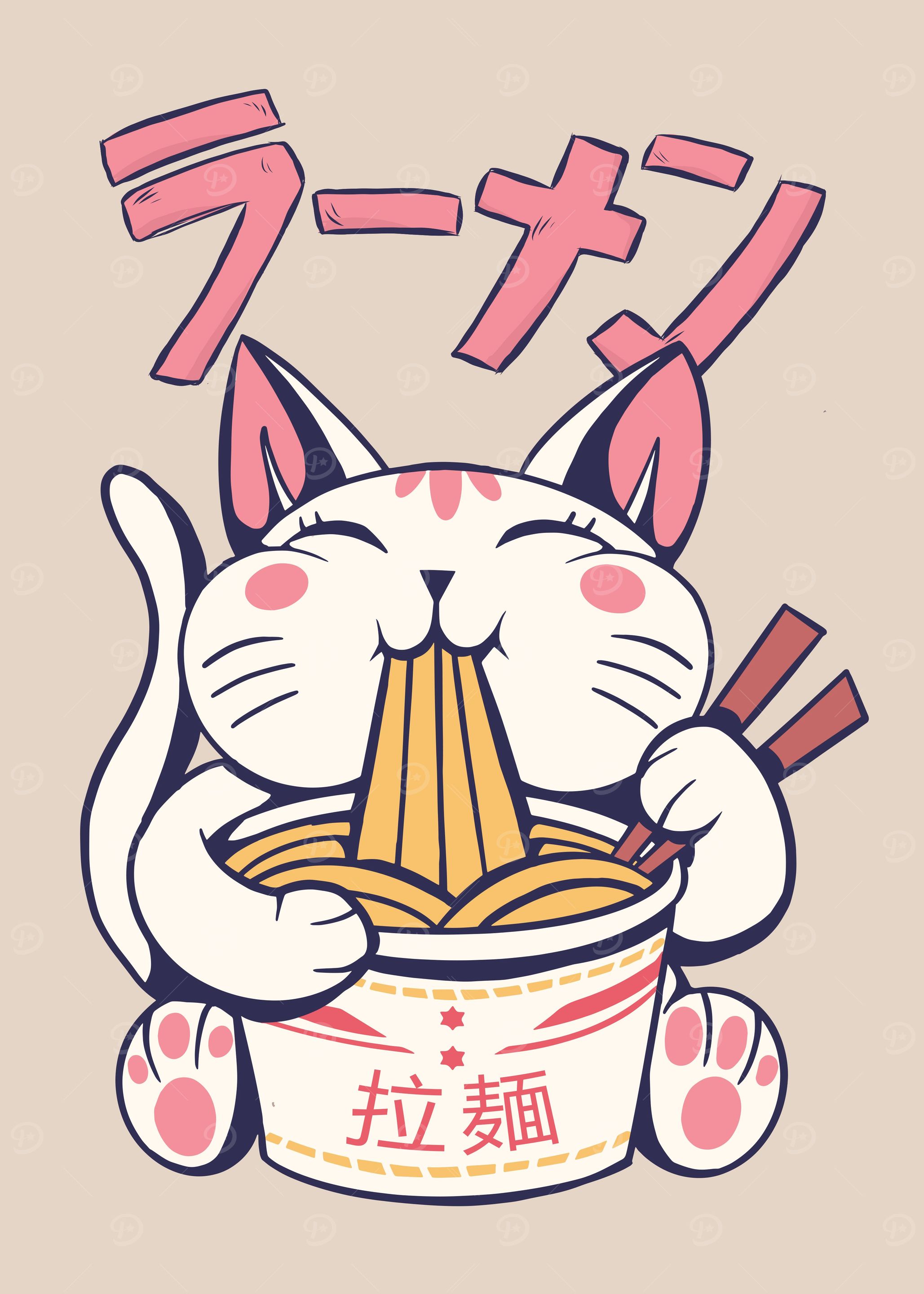 Cute kitty angel kawaii
