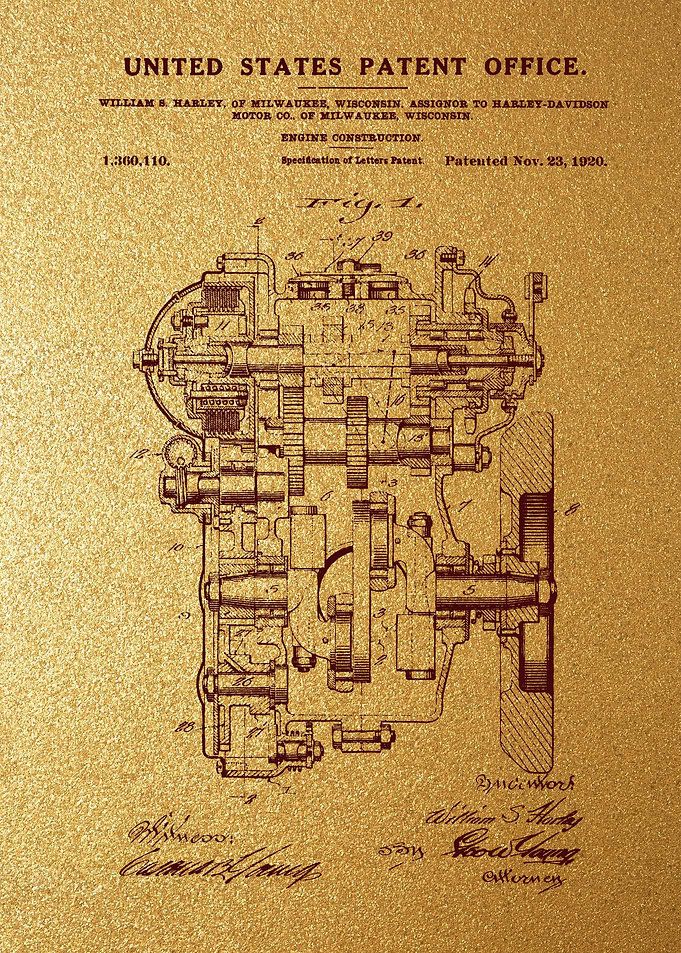 12 Harley Engine Patent